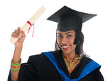 Indian university student graduation