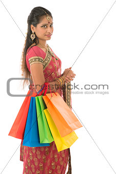 Indian woman shopper