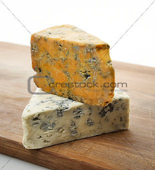 Wedges of Gourmet Cheese 