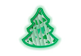 Abstract Background Christmas Tree Shape