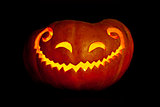 Smiling Halloween pumpkin