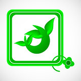 ecology icon, symbol of nature