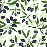 Olive Seamless Pattern