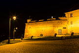 Brasov Fortress at night