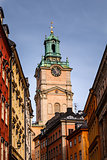 Cathedral of Saint Nicholas (Storkyrkan) Bell Tower, Stockholm, 