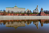 Moscow Kremlin and Ivan the Great Bell Tower, Russia