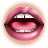 Mouth body part illustration