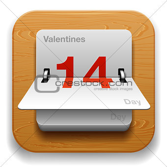 Calendar Date icon, vector Eps10 illustration.