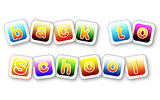 back to school color letters