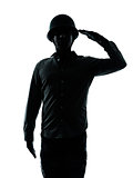army soldier man saluting