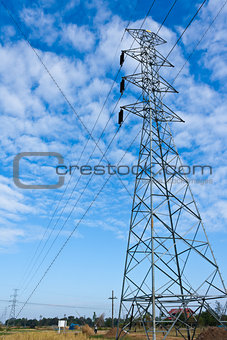 Electricity pylons 