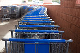 Shopping Carts in a Row