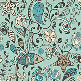 Vector Seamless Highly Detailed Abstract  Pattern 