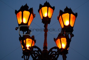 Orange Lamps