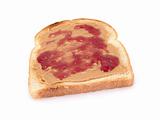 toast with peanut butter and jelly