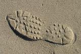 Shoe Tread In Sand
