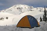 Tent On Mt. Rainier