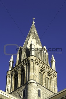 university of oxford, christ church cathedral steeple