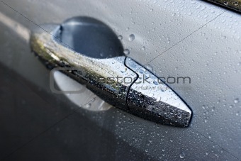 Wet car door
