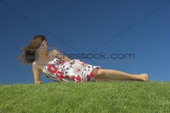 Woman relaxing