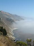 Fog over coast