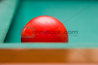 Red Billiard Ball