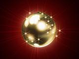 golden disco sphere