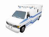 AmbulanceUS isolated front view 02