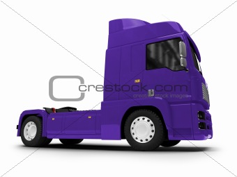 Bigtruck isolated blue front view 