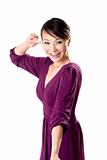 Purple Dress Asian Girl
