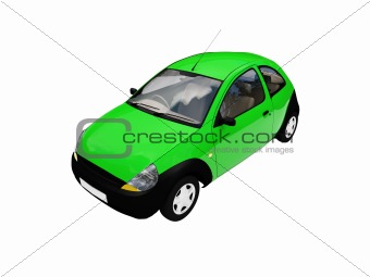 isolated smarty car front view