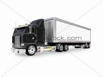 isolated big car front view 02