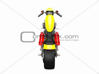 isolated moto back view 02