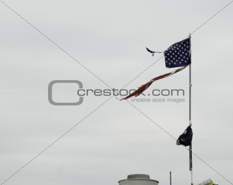 Really tattered flag