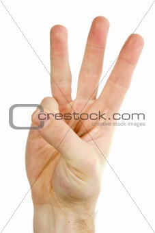 Three Fingers Isolated