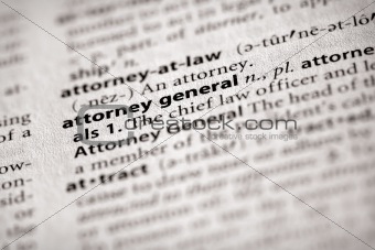 Dictionary Series - Politics: attorney general