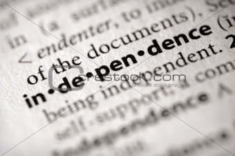 Dictionary Series - Politics: independence