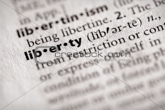 Dictionary Series - Politics: liberty