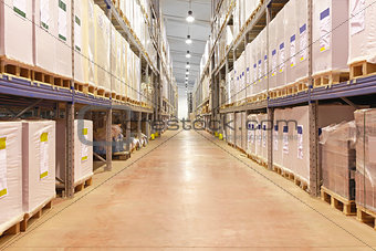 Warehouse corridor