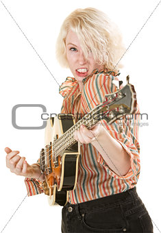 Intense Guitarist