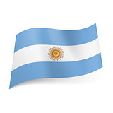 State flag of Argentina.
