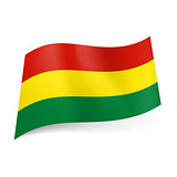 State flag of Bolivia.