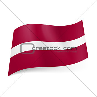 State flag Latvia.