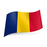 State flag of Romania.