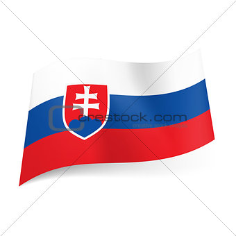 State flag of Slovakia.