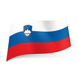 State flag of Slovenia.