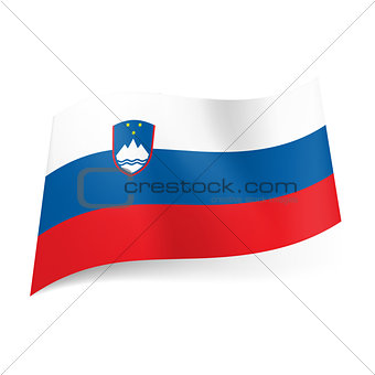 State flag of Slovenia.