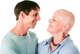 Cancer Patient and Husband In Love