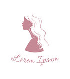 Beautiful woman logo