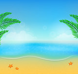 Summer beach background
